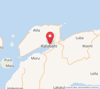 Peta Kalabahi, Nusa Tenggara Timur