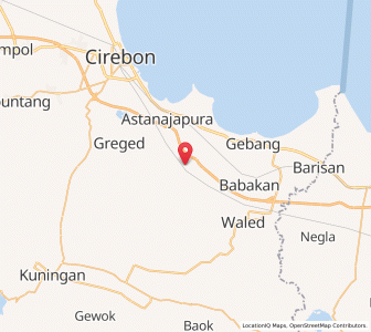 Map of Karangsembung, West Java