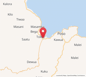 Peta Kasiguncu, Sulawesi Tengah