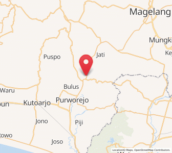 Map of Kebon Gunung, Central Java