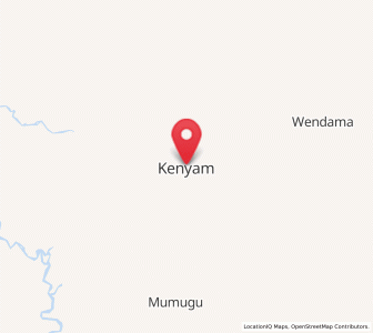 Map of Kenyam, Highland Papua