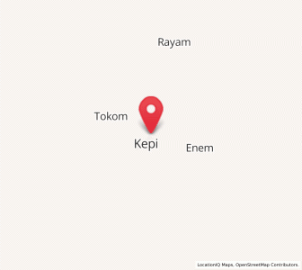 Map of Kepi, South Papua