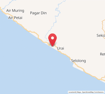 Map of Ketahun, Bengkulu