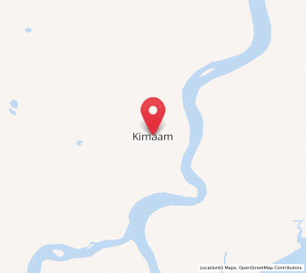 Map of Kimaam, South Papua