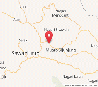 Map of Kototujuh, West Sumatra