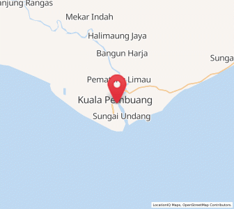 Peta Kualapembuang, Kalimantan Tengah