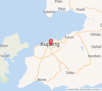 Map of Kota Kupang, East Nusa Tenggara
