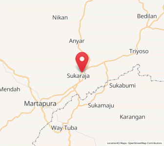 Peta Kurungannyawa, Sumatera Selatan