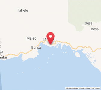 Map of Lemito, Gorontalo