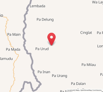 Peta Long Layu, Kalimantan Utara