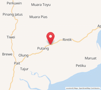 Peta Longkali, Kalimantan Timur