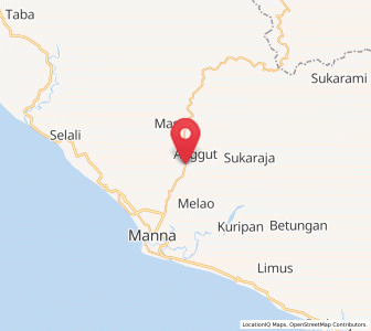 Map of Masat, Bengkulu