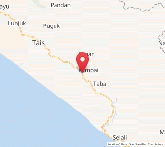 Map of Masmambang, Bengkulu