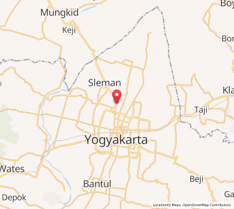 Map of Melati, Yogyakarta