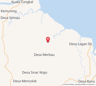 Map of Mendaha, Jambi