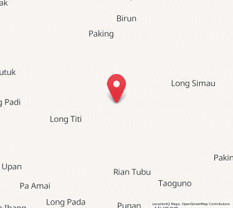Map of Mentarang, North Kalimantan