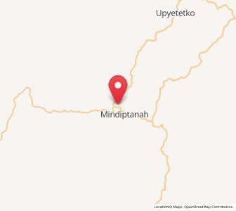 Map of Mindiptana, South Papua