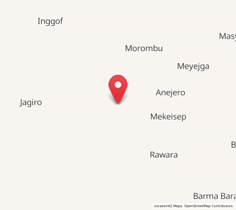 Map of Moskona Barat, West Papua