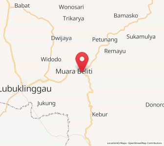 Peta Muarabuliti, Sumatera Selatan