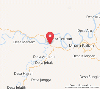 Peta Muara Tembesi, Jambi