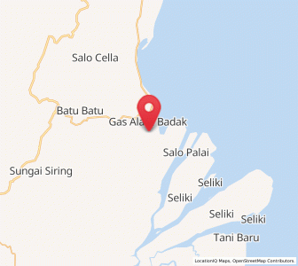 Peta Muarabadak, Kalimantan Timur