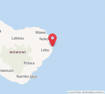 Map of Munse, Southeast Sulawesi