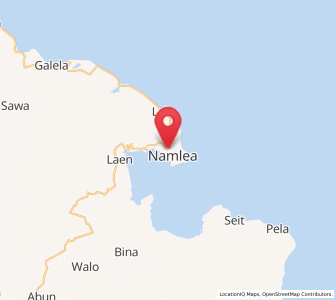 Peta Namlea, Maluku
