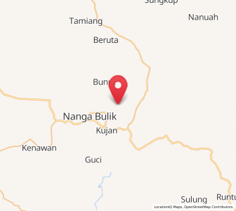 Map of Nanga Bulik, Central Kalimantan