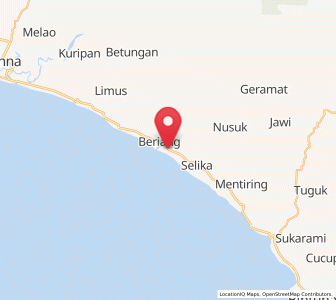 Map of Padangguci, Bengkulu