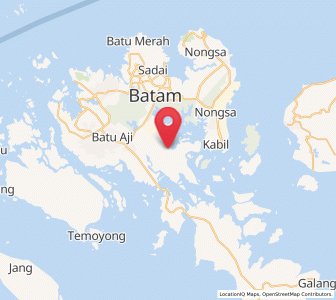 Map of Pancur Biru Lestari II, Riau Islands