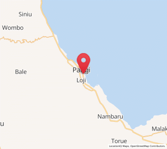 Map of Parigi, Central Sulawesi