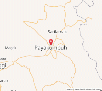 Map of Kota Payakumbuh, West Sumatra