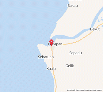 Map of Pemangkat, West Kalimantan
