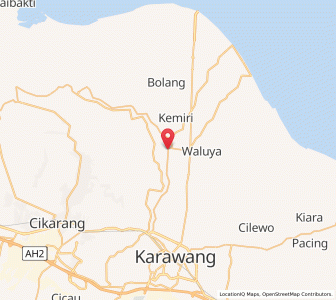 Map of Rengasdengklok, West Java