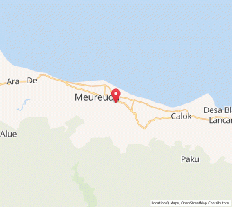 Map of Reuleuet, Aceh