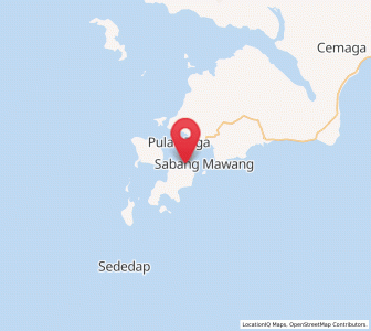 Map of Sabang Mawang Barat, Riau Islands