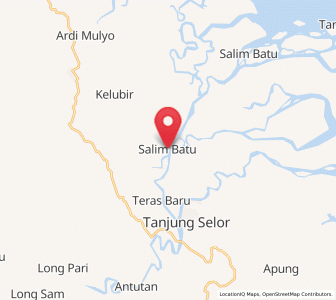 Map of Salinbatu, North Kalimantan