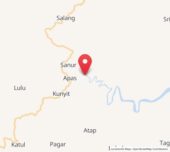 Map of Siboekoe, North Kalimantan