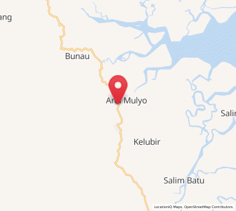 Map of Sekatak Bengara, North Kalimantan