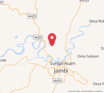 Map of Sekernan, Jambi