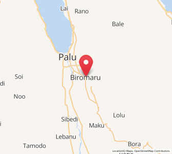 Map of Sigi Biromaru, Central Sulawesi