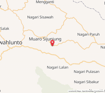 Map of Sijunjung, West Sumatra