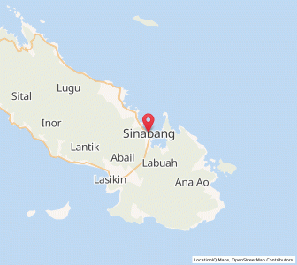 Map of Sinabang, Aceh