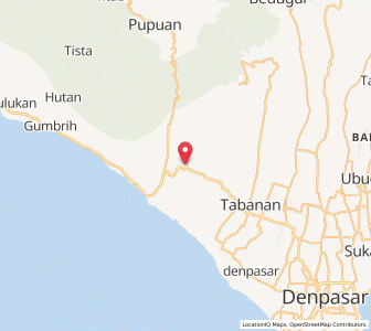 Peta Sukawati, Bali