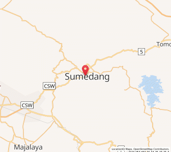 Map of Sumedang, West Java