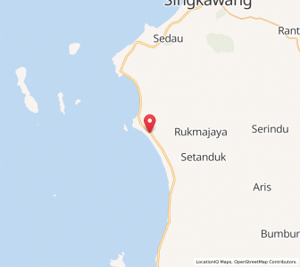 Map of Sungai Raya, West Kalimantan