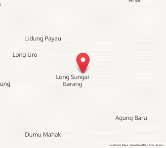 Map of Sungaiboh, North Kalimantan