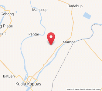 Map of Sungaitatas, Central Kalimantan