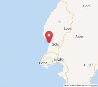 Map of Susupu, North Maluku