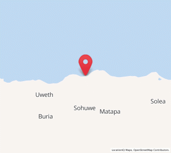 Map of Taniwel, Maluku